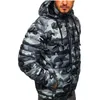 Heren Down Parkas Zogaa Fallwinter-stijl katoen met katoenen gevarieerde jas mode mode Hooded warme camouflage casual gevoerde 221007