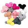 Baby Teethers Toys BOBO.BOX 10pc Silicone Beads Mikey Mouse Round Shape Pacifer Clips DIY Baby Pacifier Clip Silicone Teether Soother Nursing Toy 221007