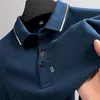 Herren Polos 100 Baumwolle Highend Langarm T-Shirt Herren Frühling und Herbst Mode Stickerei Paul Poloshirt Marke Herrenbekleidung Top 221006