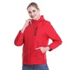 Jackets Women USB Heated Jacket Long Sleeves Hooded Coat Skiing Hiking Vests Winter Thermal Clothing Heating Windbreaker Y2210