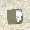 От Thenon Traveler Notebook Journal Bag Bag Vintage Olive Green Canvas держатель карт канцелярских товаров для Midori Travelers