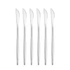 Dinnerware Sets Silverware Tableware Set 6 Piece/set Cutlery Silver Dining Knife Fork Spoon Stainless Steel