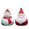 Other Home Decor Christmas Decoration Desktop Window Ornaments Santa Claus Snowman Figurine Duck Year Gifts Merry 221007