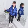 Manteau d'hiver en duvet pour enfants, couleur unie, blanc chaud et brillant, veste d'hiver en coton de canard, vêtements pour garçons et filles, 221007