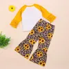 Clothing Sets Ma&Baby 6M-4Y Halloween Born Infant Baby Kid Girl Clothes Set Pumpkin Outfit Long Sleeve Tops Leopard Pants DD40