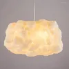 Hanglampen eenvoudige postmoderne creatieve katoen wolk kroonluchter el bar café tafellamp kleding winkel decoratieve led