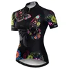 Racing Jackets Cycling Jersey Women Bike Shirt Short Sleeve Mountain Road MTB Top Bicycle Clothing Summer Uniform Blue Black
