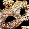 Pendentif Colliers Exquis Masque Embarqué Cristal Diamant Collier Court Femme Mascarade En Gros 201 T2 Drop Delivery 2021 Jewelr Dhxam