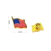 US American Flag Brosch Mini USA Badge Pins Cap Hat Bagage Decorative Brosch