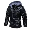 Men's Leather Faux Drop Oblique Zipper Motorcycle Jacket Brand Military Autumn Pu Jackets Coat European size S-5XL 221007