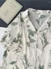 Frauenblusen Satin-Hemd Frau Sommer Koreaner loser männlicher übergroßer kurzärmeliger Vintage Lazy Bluse Elegantes Bauernhaus Retro Tops