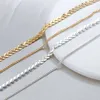 Fish Bone Necklace Airplane Sequins Collarbone Chain Necklace Female