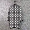 カジュアルドレスデザイナーレディースニットジッパーロングスリーブセーターレディ609Lのプルオーバーファッションドレス