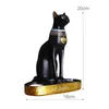 Andere thuisdecoratie Europese stijl Creative Resin Egyptische katten ornament God Living Room Studie Office Desk Decoratieve kandelaar 221007