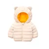 Piumino invernale Parka Bambini Giacche di cotone per ragazze Caldi cappotti di velluto spesso Piumino per bambini Capispalla per bambini Cartoon Ragazzi Soprabito 221007