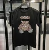 Herr t-shirts m-5xl skalle rhinestones t skjortor män sommar topp tees o nack smal passform tshirts hög kvalitet t221006