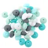 Baby Massaggiagengive Giocattoli Whosale 12mm Lenticchie Silicone Rotondo Dentizione Perline 300PC Abaco Spaziatura Bead Bpa Free Baby Massaggiagengive Collana Pendente Giocattolo FAI DA TE 221007