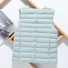 Women's Down Parkas Women's Warm Vest Spring Lightweight Padded Jackets Ultralight Winter Light Quiltade Coats Puffer Woman Down Coat Lady Duck 221007