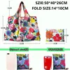 Storage Bags Reusable Foldable Shopping Bag High Quality Large Size Tote Eco Waterproof T-shirt Shopkeeper Handbags