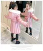 Down Coat kids Winter Jacket For Girls Bright iridescent Thicken Hooded Jackets Outwear 3 12y 221007