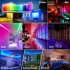 Remsor 5m 10m RGB LED -remsa Ljus USB SMD -lampor 0,5/1/2/3M -band med fj￤rrkontroll Holiday Wall Room TV Backlight Waterproof