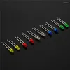 200pcs 3v 20ma diodes colorful diodes Universal 3mm LED LID مجموعة متنوعة طقم أحمر أخضر اللون الأزرق الأصفر الأبيض DIY مجموعة الصمام الثنائي