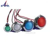 Switch 12/16/19mm kulhuvud Vattent￤t LED -metallindikatorljus 3V 5V12V 24V 220V Pilotlampa med tr￥d