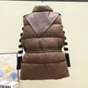 Women's Vests Cotton Large Size Vest Women Autumn Winter Light Down Sleeveless Loose Jacket Lightweight Buckle Streamer Coat 221007