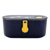Dijkartikelen sets 800 ml enkele laag lunchbox Eco Vriendelijke BPA Gratis plastic Bento Boxes Outdoor Portable Container