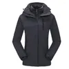 Giacche da caccia 2022 Outdoor Down Liner Uomo Donna Escursionismo Softshell Traspirante 2 in 1 Impermeabile Cappotti da campeggio Abbigliamento da arrampicata