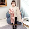 Down Coat 30 Girl Winter Jacket baby buiten warm plus fluwelen kleding dikke winddichte kinderen katoenen kleding kinderen capuchoned bovenkleding 221007