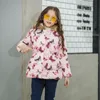 Manteau en duvet Mode Enfants Vêtements Veste d'hiver en fourrure pour filles 8 10 ans Chaud à capuche épais coton rembourré longs manteaux Vêtements pour tout-petits 221007