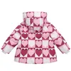 다운 코트 유럽 가을과 겨울 어린이의 두꺼운 코트 여자 핑크 패션 다운 재킷 아이 따뜻한 방수 오리 221007