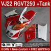 & Tank Fairings For SUZUKI RGVT250 VJ 22 RGV RGVT 250 CC RGVT-250 160No.68 red factory RGV250 SAPC VJ22 90 91 92 1993 1995 1996 RGV-250 1990 1991 1992 93 94 95 96 OEM Fairing