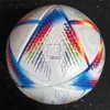 Ballon de football de la Coupe du Monde 2022 de qualité supérieure, taille 5, de haute qualité, joli match de football, expédié sans air254g