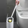 Toalettborstar innehavare Izefs engångsglas med rengöring av flytande väggmonterade verktyg för badrumsersättningshuvud WC -tillbehör 221007