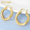 Hoop Huggie ZEADear Jewelry Earrings For Women Luxury African Gold Color big earrings Set Wedding Earings s Indian 2210084501620