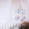 ガラガラのモバイルベビーおもちゃ木製のモバイルウールボールウィンドチャイムベル用ベッドハンギングテント装飾看護製品221007