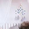 Hochets mobiles jouets pour bébé boule de laine mobile en bois carillons éoliens cloche pour lit Nerbown suspendu tente décor produits d'allaitement 221007