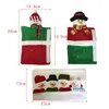 Decorazioni natalizie 3 pezzi Copri maniglia per frigorifero Babbo Natale Guanto per microonde Decorazione per la casa