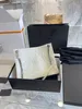 Läder Niki Luxury Shopping Påsar Tote Commuter Bags Pure Black Chain Messenger Handbag 2023