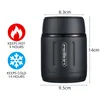 Bento-Boxen FEIJIAN Food Thermos Tragbare Thermosboxen Isolierte Lunchbox 500 ml 316 Edelstahl BPA-freiMit Löffel 221008