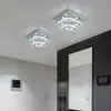 Lampadari a soffitto in cristallo quadrato K9 Corridoio Camera da letto Lampada a sospensione Guardaroba Lampada decorativa Illuminazione per interni Apparecchio per lampadario