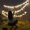 Строки Agm светодиодная струна Light Garland Star Po Clip Декоративный сказочный рождественский год украшения праздничные огни батарея для дома