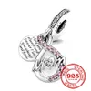 925 sterling Silver Dangle Charm Beads High Quality Jewelry Gift Wholesale Blupelling Pacifier Balloon Wings Wings Dangle Bead Fit Pandora Bracelet DIY