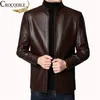 Men's Leather Faux brand Streetwear Casual Blazer Jackets Man Outerwear Suit Jacket Slim Fit Coats Spring Autumn Wear 221007