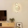 Applique moderne créative Note de musique acrylique aluminium Led pour salon chambre allée enfant porche lumière H 37 cm 2216