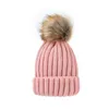 Ullboll av l￶stagbar vuxen pullover enstaka bollar hatt nya inser vuxna fast f￤rg utomhus varm stickad hatt