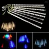 Strings Multi-color 30CM Meteor Shower Rain Tubes AC110-240V Christmas LED String Light Garden Wedding Party Holiday Tree Decor 8pcs/Set