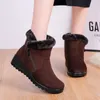 Botas mulheres neve pêlo para zíper Sapatos Sapatos de tornozelo à prova d'água Botas de inverno Mujer 221007